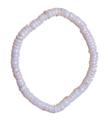 BR1082 WHITE SHELL BRACELET