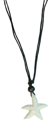 BC109 STARFISH BONE CARVING CHOKER