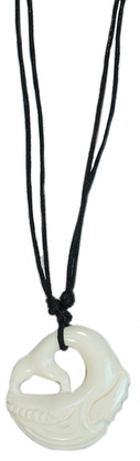 BC111 WHALE BONE CARVING CHOKER