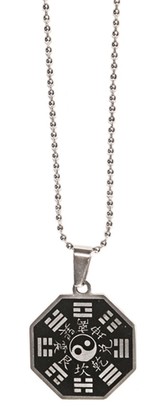 P5094  STAINLESS STEEL YIN YANG PENDANT