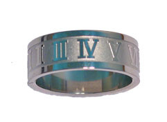 MR175XL  LASER MARK STAINLESS STEEL RING - XL
