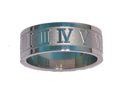 MR175XL  LASER MARK STAINLESS STEEL RING - XL
