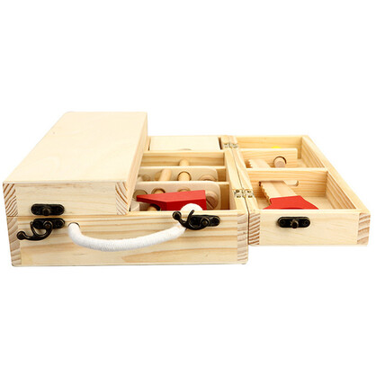 Children's Wooden Tool Set Box+ Carpenter set pretend play educational building toy
