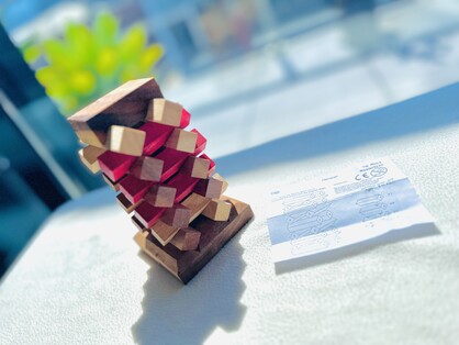 Wooden Stacking Puzzle - Tower of Pisa