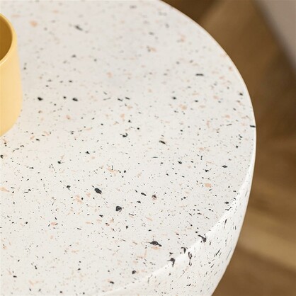 Nordic Hourglass Imitation Terrazzo Small Side Table Ins Coffee Table Coffee Table Creative Round Storage Small Side Table
