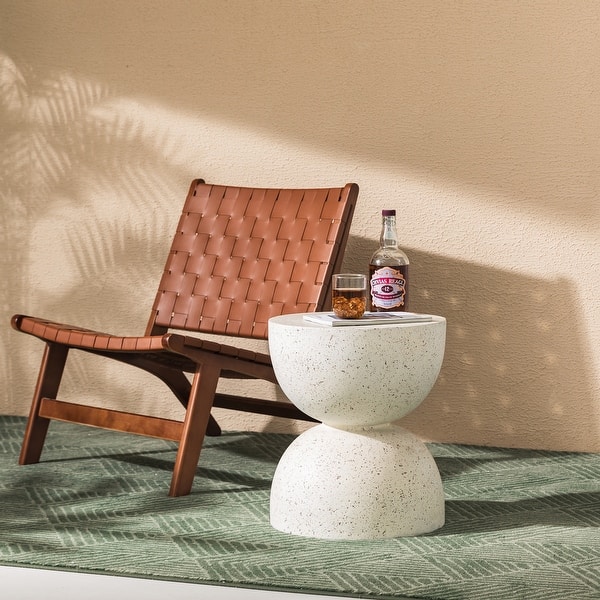 Nordic Hourglass Imitation Terrazzo Small Side Table Ins Coffee Table Coffee Table Creative Round Storage Small Side Table