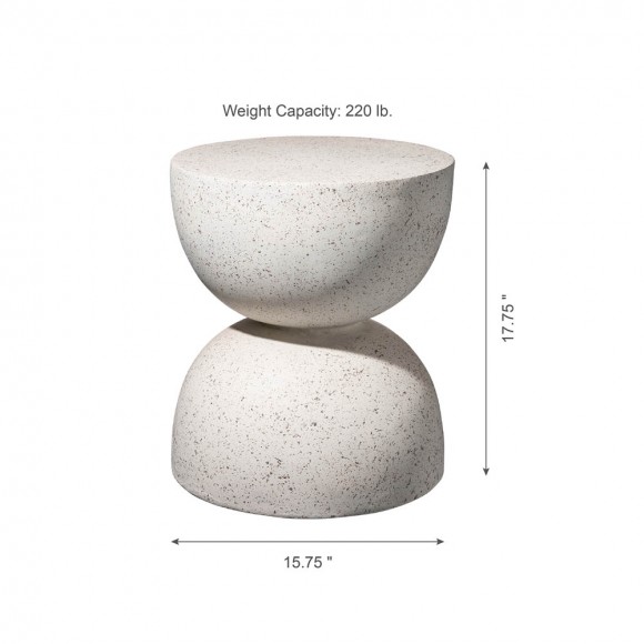Nordic Hourglass Imitation Terrazzo Small Side Table Ins Coffee Table Coffee Table Creative Round Storage Small Side Table