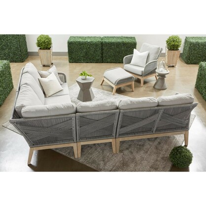 Coffee Table Large multi sided Side Table 45 CM wide 51cm height Grey