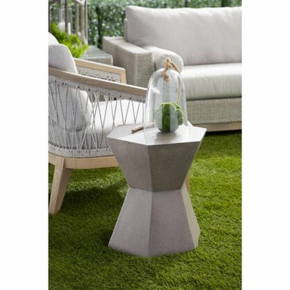 Coffee Table Large multi sided Side Table 45 CM wide 51cm height Grey