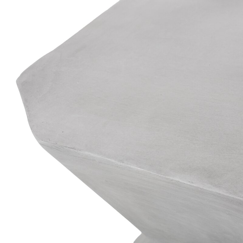 Coffee Table Large multi sided Side Table 45 CM wide 51cm height Grey