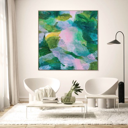Hearts Garden - Framed Canvas