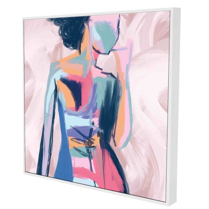 Rose Pose - Framed Canvas