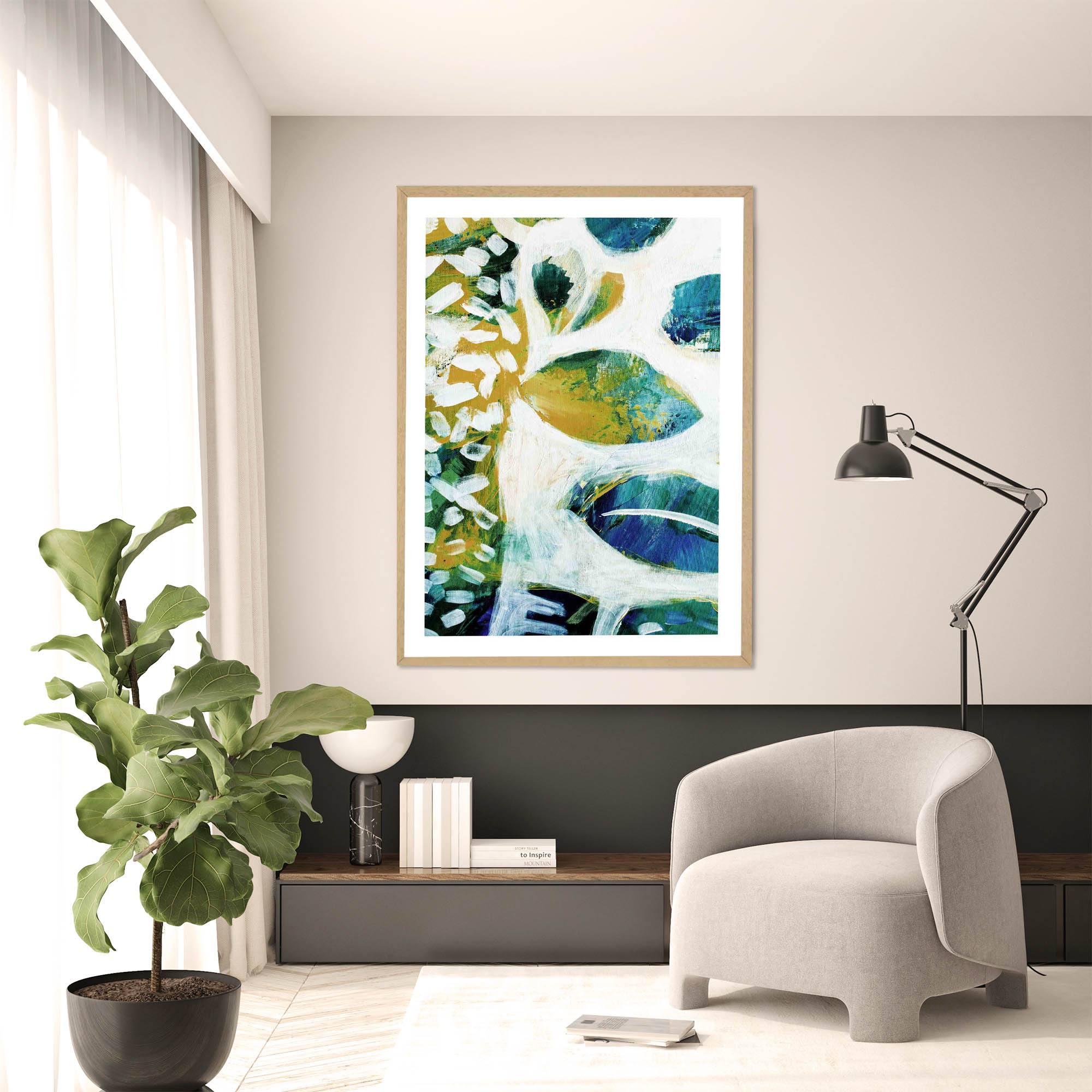 Green Jungle - Framed Print