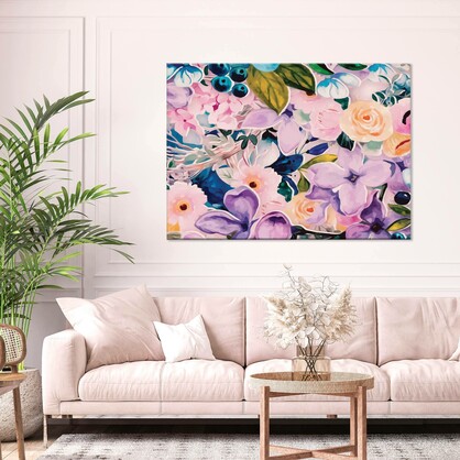 Iris Bouquet - Canvas