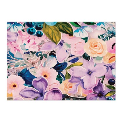 Iris Bouquet - Canvas