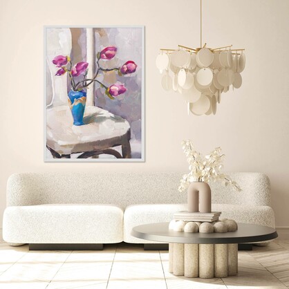 Portrait Magnolia - Framed Print