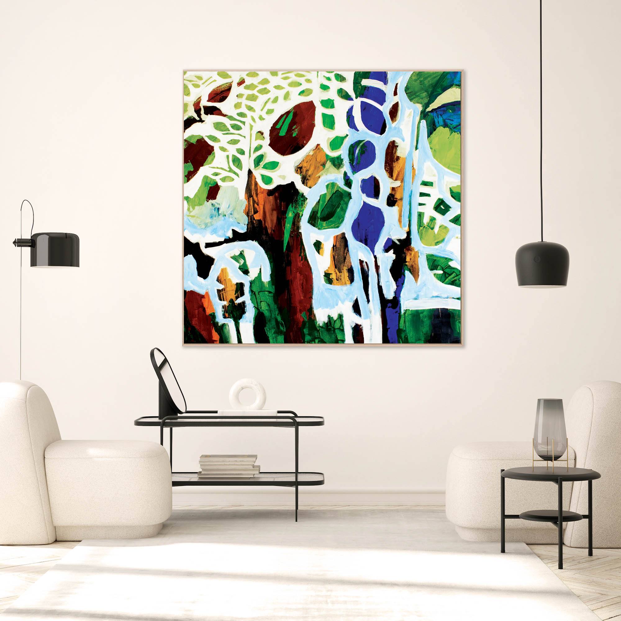 Tawny Trees - Framed Canvas