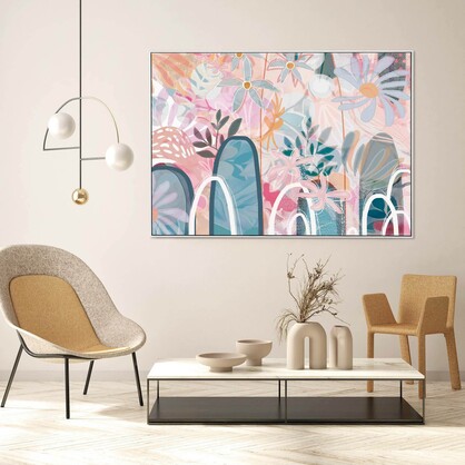 Squire Curves - Framed Canvas