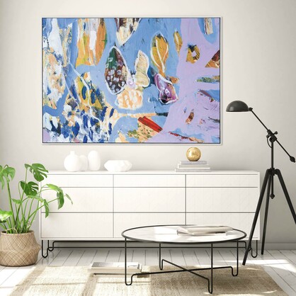 Majic Abstract - Framed Canvas