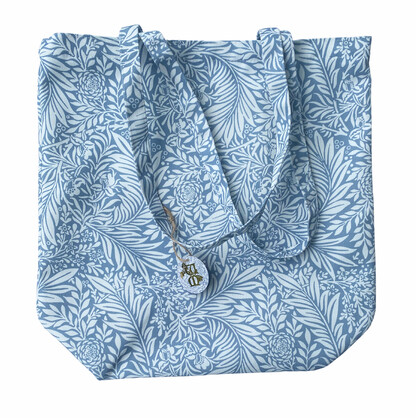 Tote Bag - William Morris Blue Larkspur