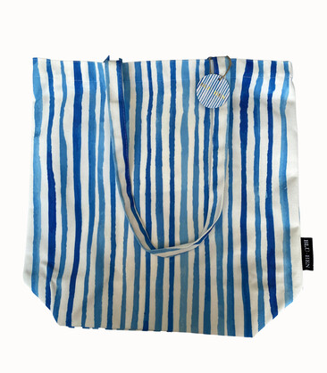 Tote Bag - Bluhen Hampton Stripe