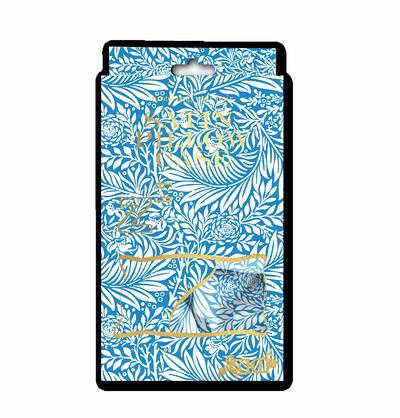 Satin Pillow Case - Blue Larkspur