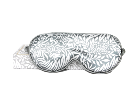 Satin Eyemask - William Morris (Grey Larkspur)