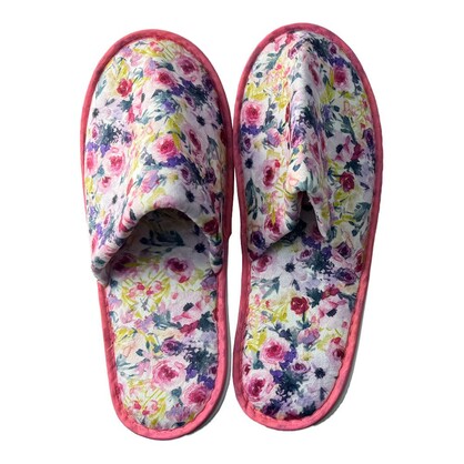 Plush slippers 8-10 Size- Peonie Rose