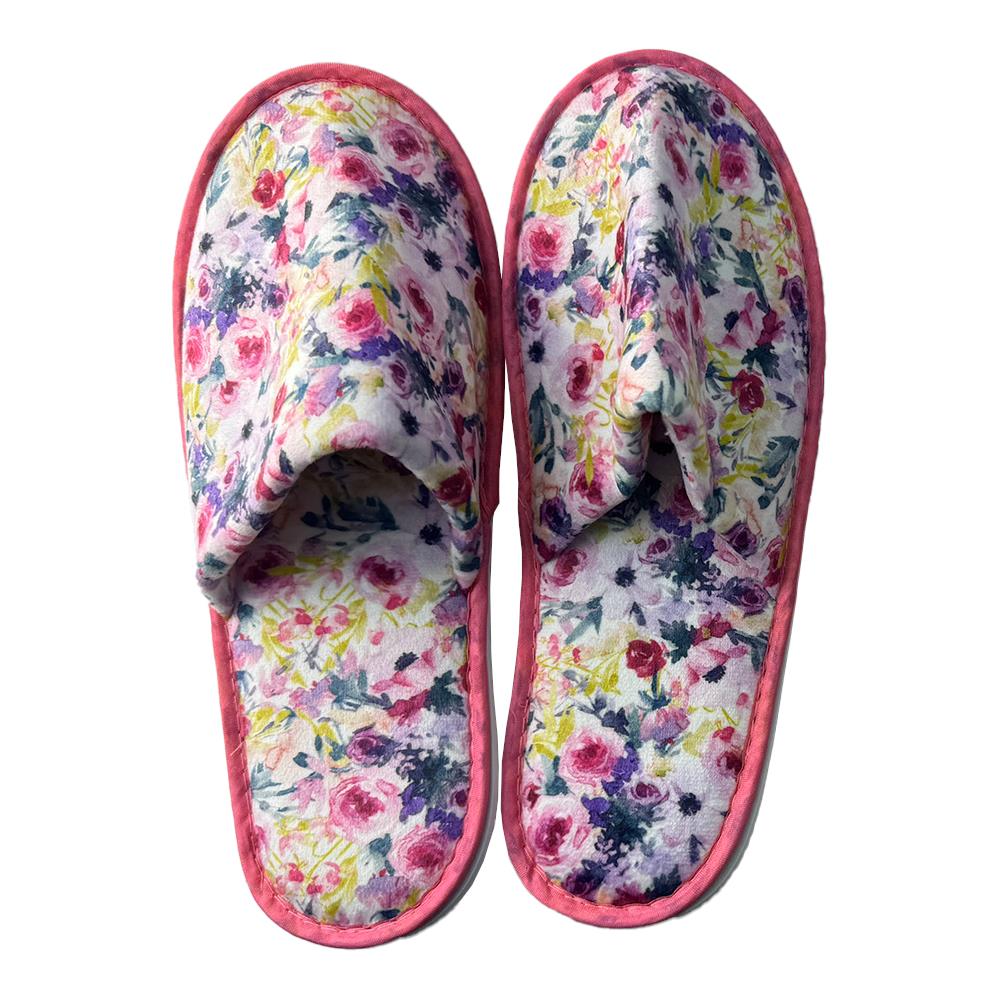 Plush slippers 8-10 Size- Peonie Rose