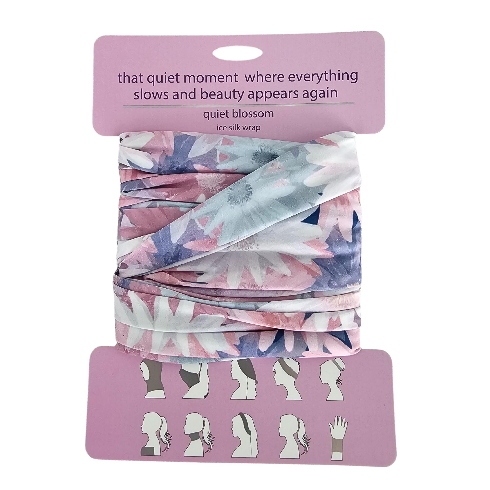Ice Silk Wrap - Quiet Blossom