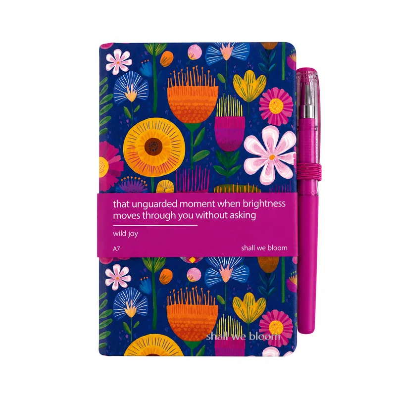 Journal A7 w/ Pen - Wild Joy