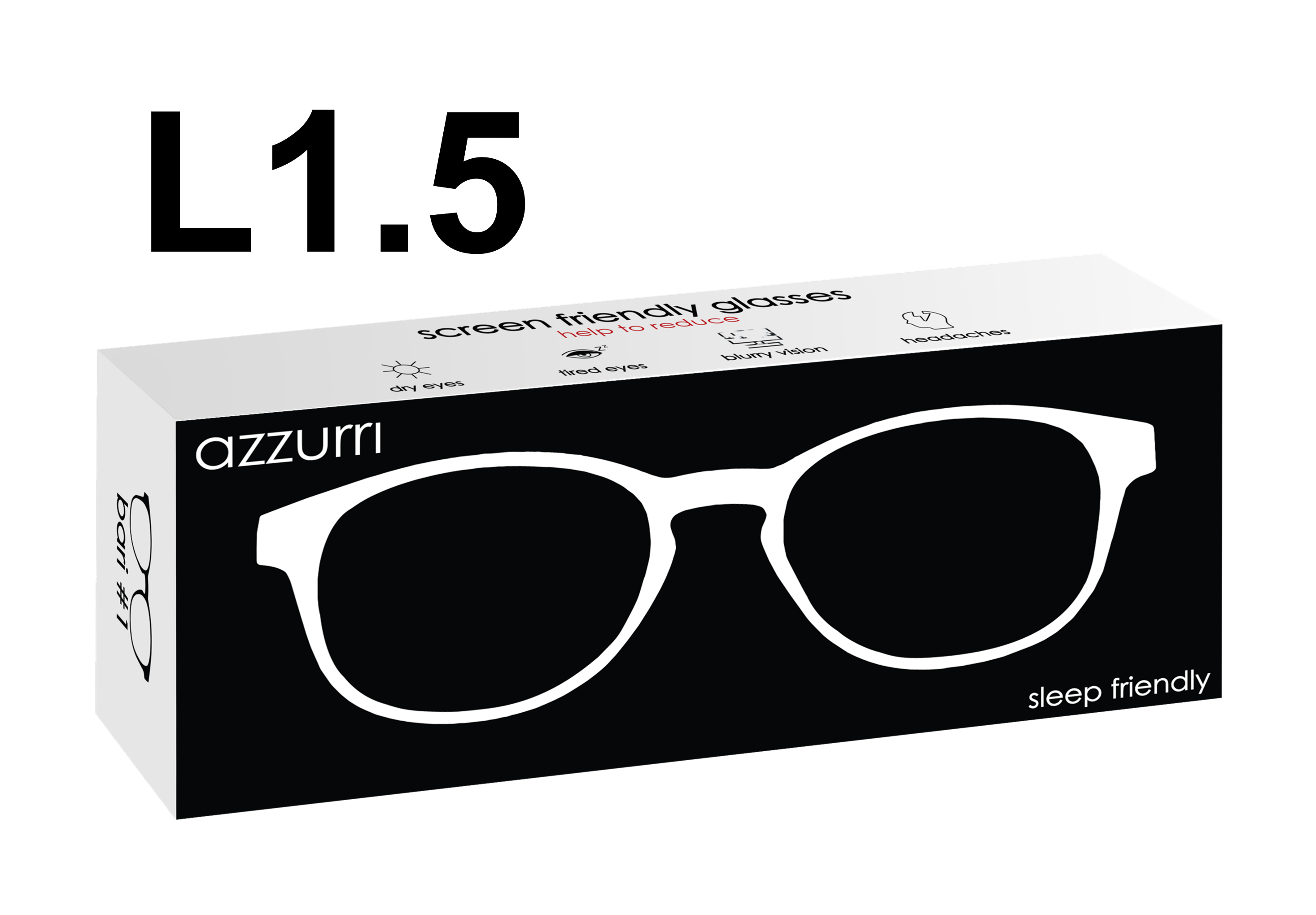 Azzurri Reading Glasses Bari 1 L1.5