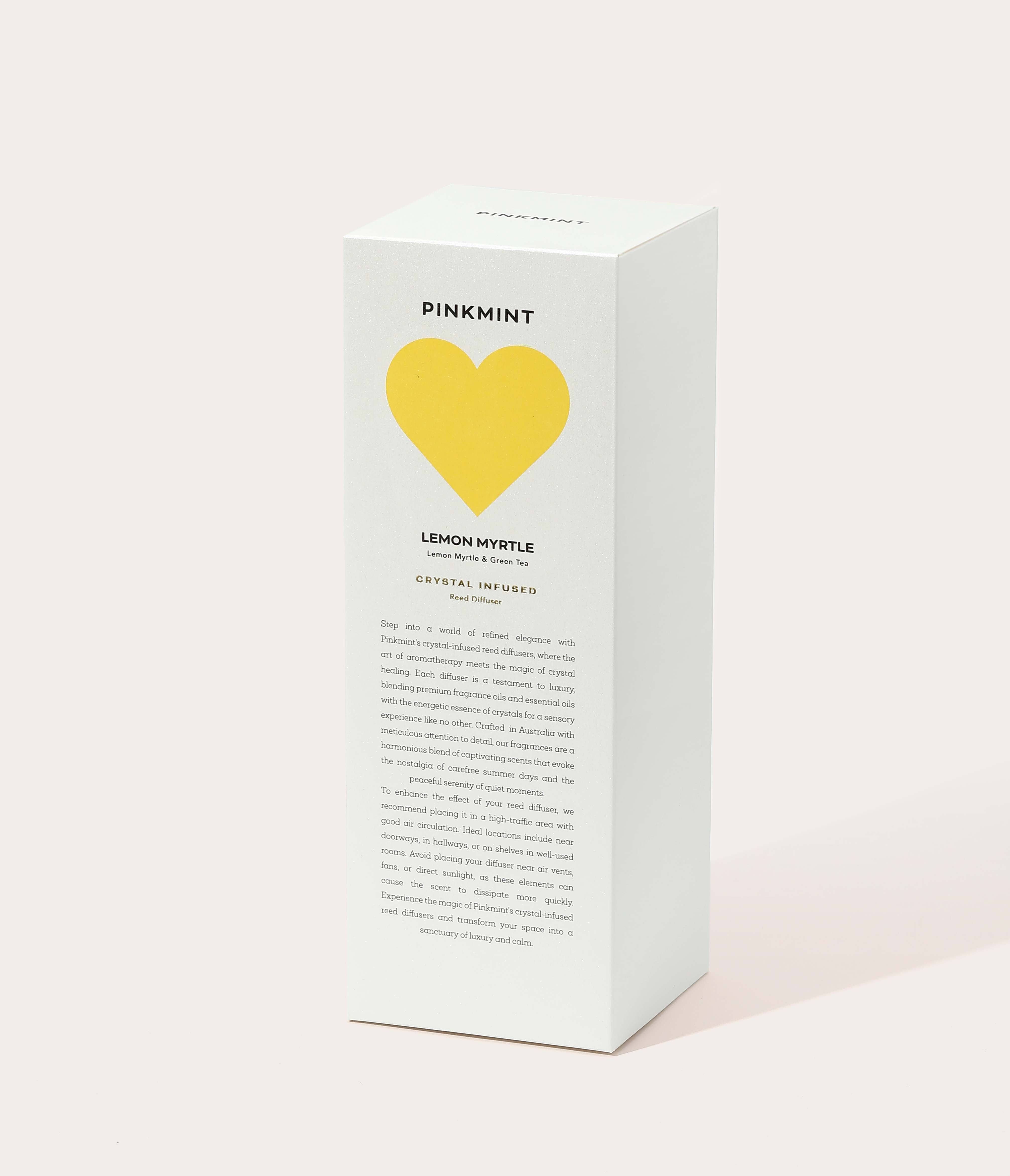 Lemon Myrtle Reed Diffuser Crystal Infused  