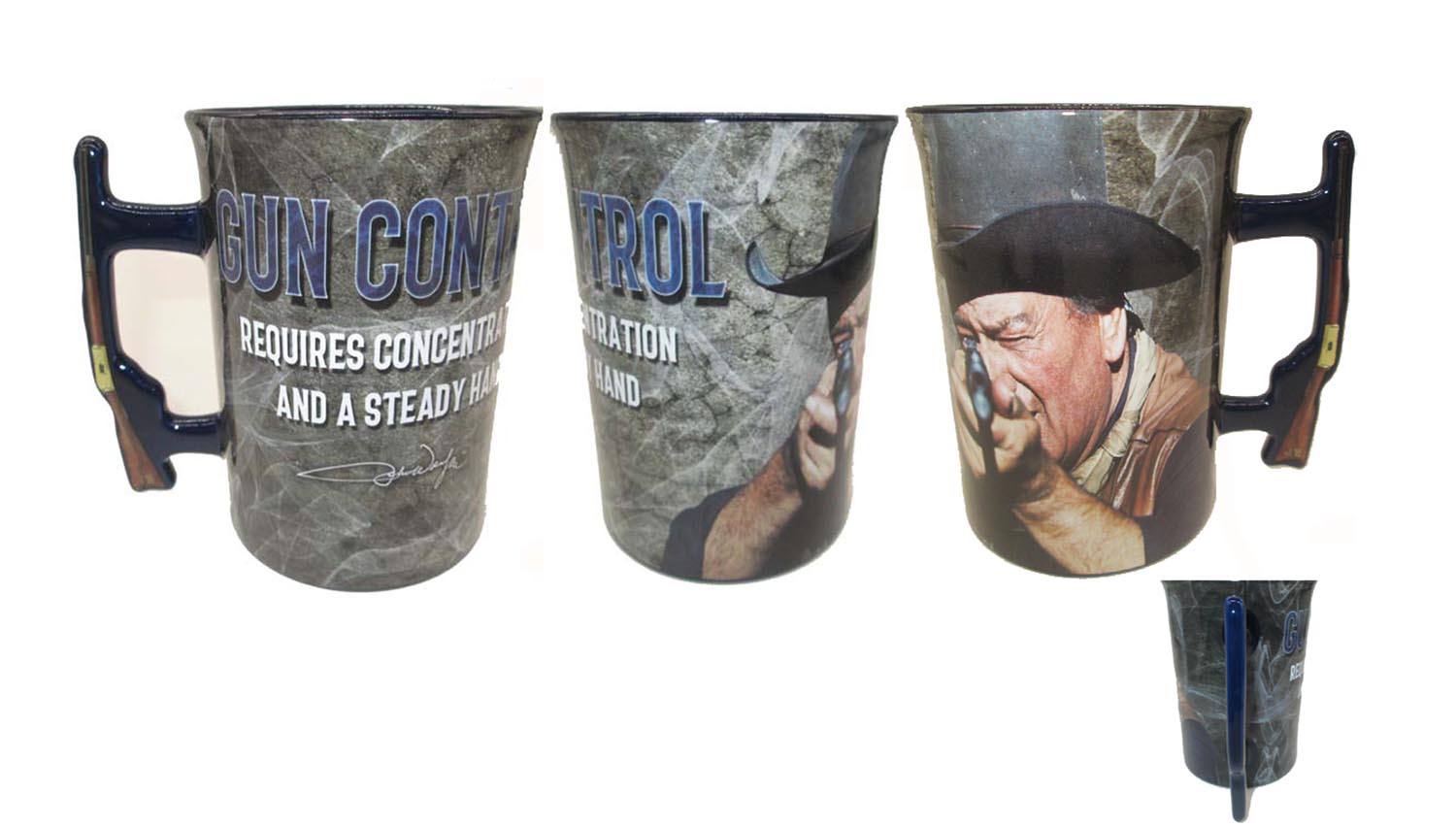 Wholesale John Wayne gun control mug Ocean Peak Australia and New