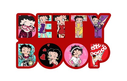 Betty Boop Magnet Laser Letters