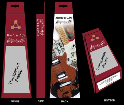 Miniature guitar The Rolling Stones