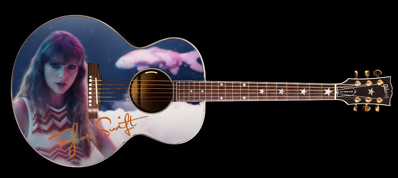 Miniature guitar Taylor Swift