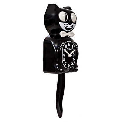 Classic Black Kit-Cat Clock