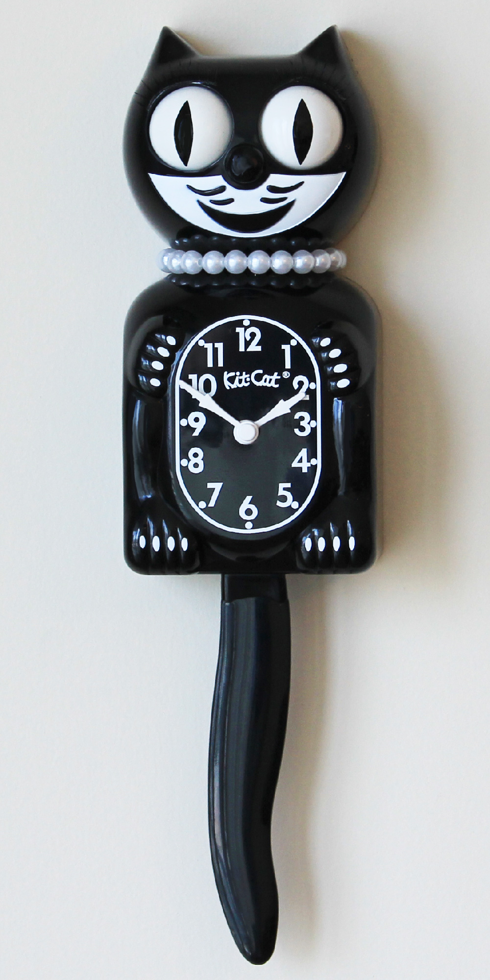 Black Lady Kit-Cat Clock