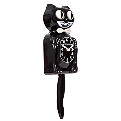 Black Kitty-Cat Clock