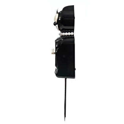 Black Miss Kitty-Cat Clock