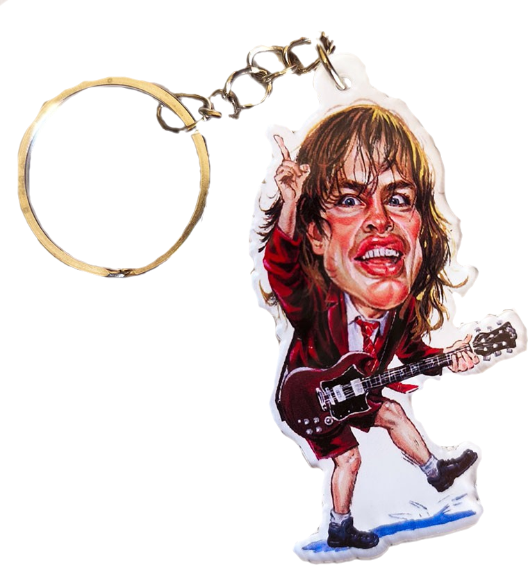 Wholesale Angus Young Funky Keyring - Ocean Peak Australia and New ...
