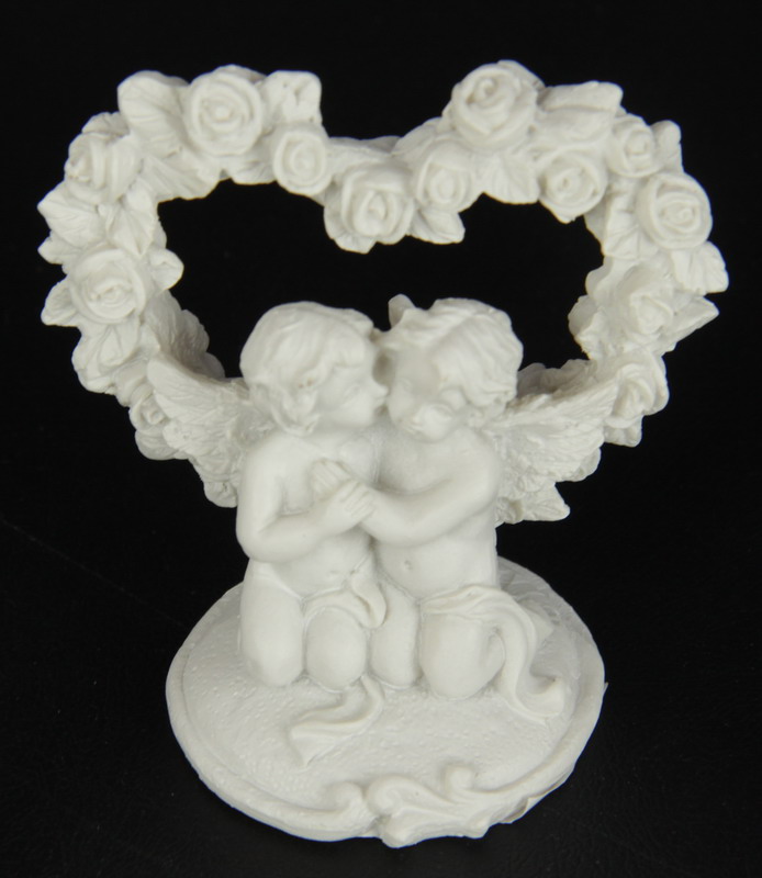 RG168 KISSING : WAS $8_Kissing cherub SET OF 4