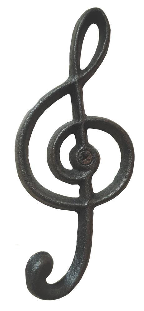 HK025 TREBLE CLEF : Treble clef hook