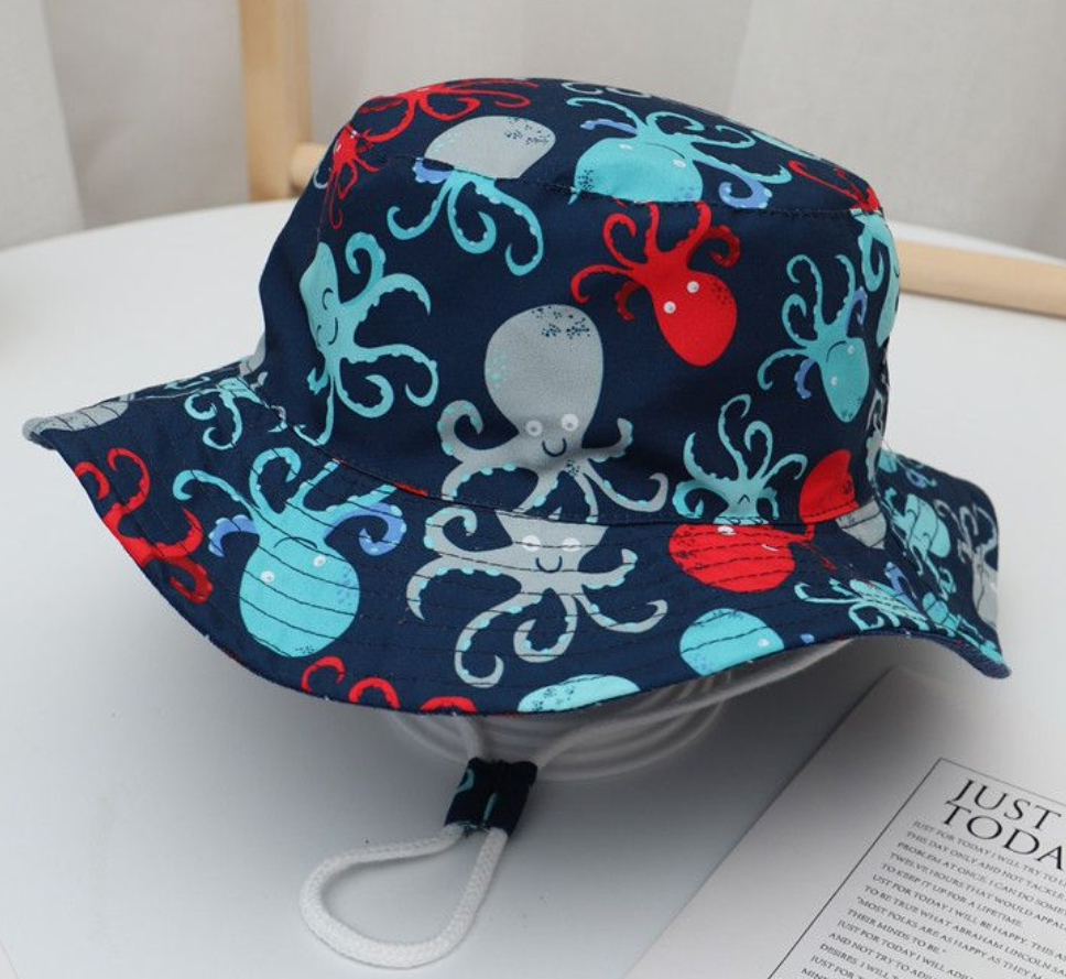 HAT K028 52CM : Octopus kids bucket hat 52cm