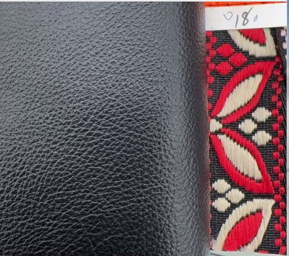 BAG631 RED BLACK : Wallet bag with 2 straps