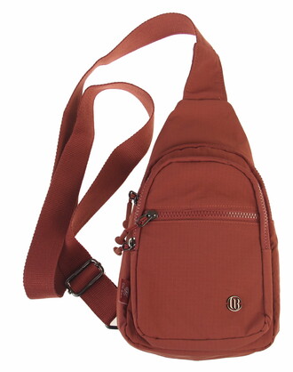 BAG639 RUST : cross body mini backpack