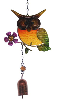 WS094 OWL: Owl bell windchine