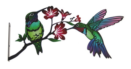 WS095 HUMMINGBIRD : hummingbird stick out decor
