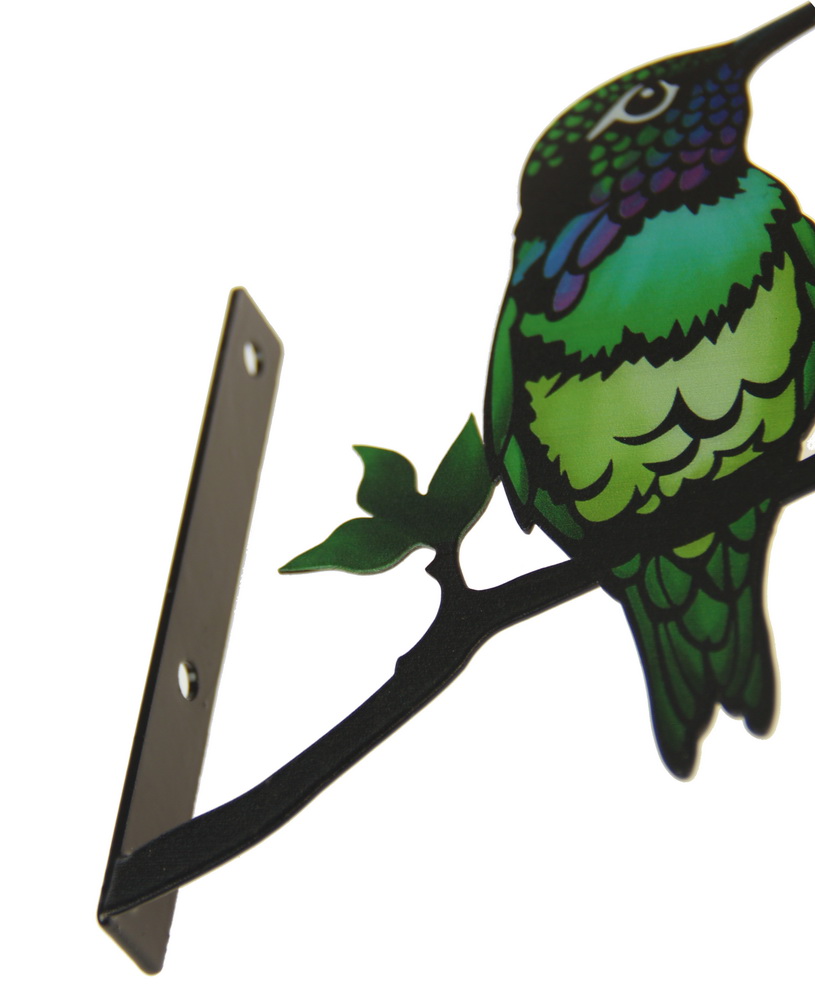 WS095 HUMMINGBIRD : hummingbird stick out decor